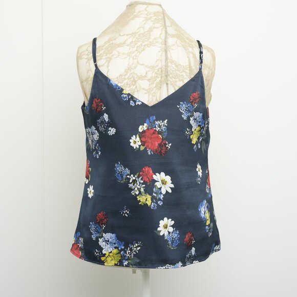 Banana Republic Essential Tank Top, Size M, dark blue with flowers - Picture 3 of 6